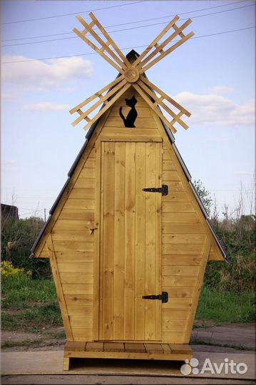 Уличный туалет с установкой Н202