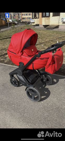 Коляска 2 в 1 эко кожа