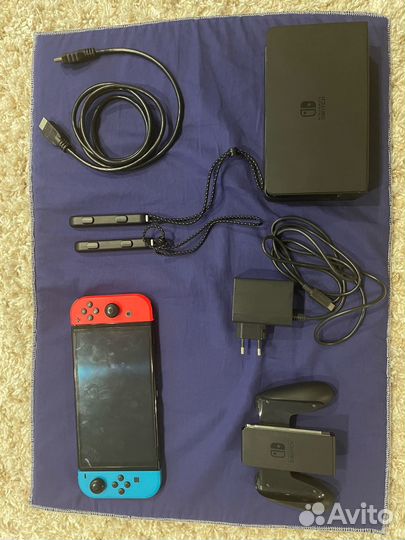 Nintendo switch oled прошитая чип 128 gb