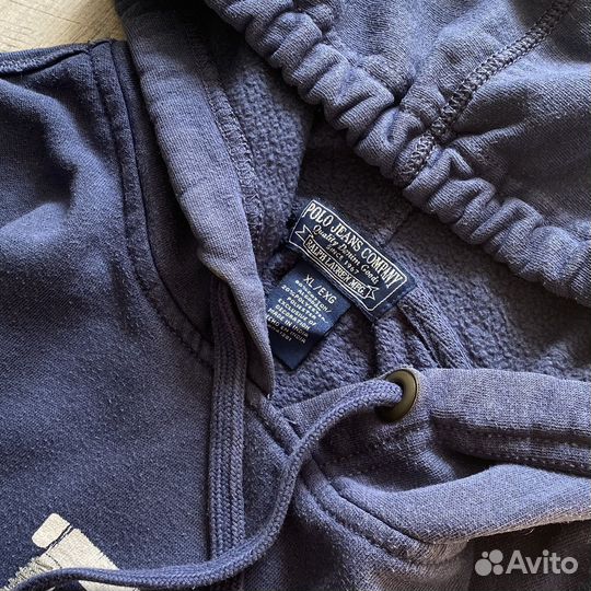 Винтажный Худи Polo Ralph Lauren Distressed