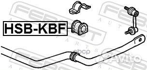 Втулка стабилизатора honda legend KA9 1996-2004