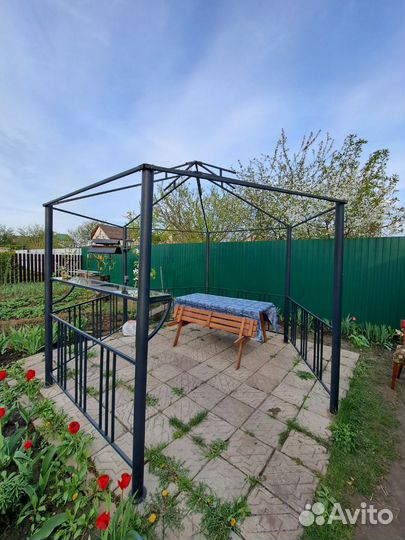 Шатёр 1,75 1,75 2,75м с обеднным столом