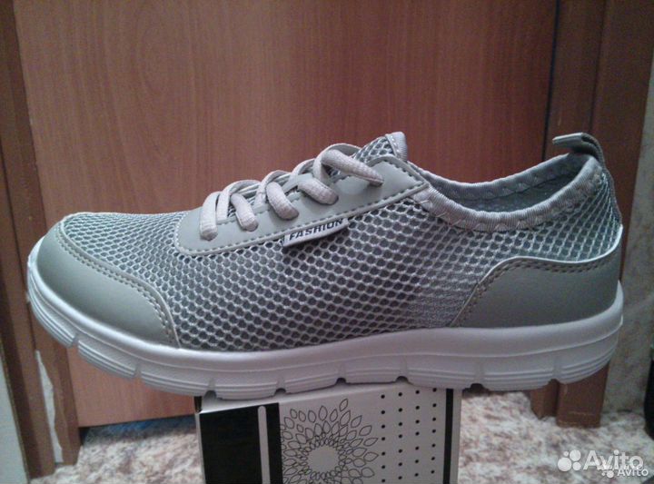 Кроссовки слипоны сетка сменка