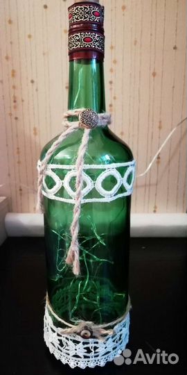 Бутылки декоративные светодиодные