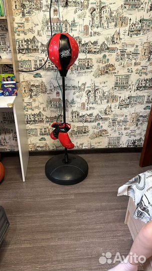 Боксерская груша детская напольная