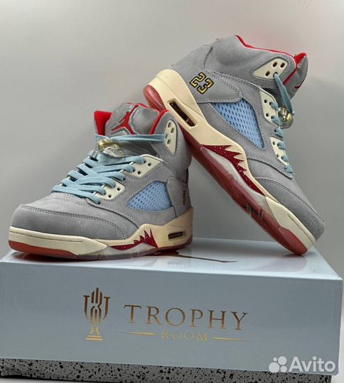 Trophy Room x Air Jordan 5 Retro Ice Blue