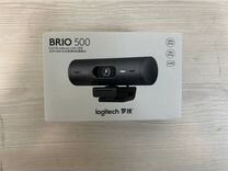 Новая веб-камера Logitech Brio 500, черная