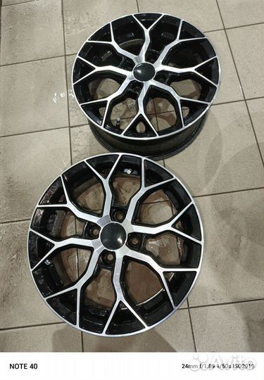 Литье диски r15 5x100 цо 60,1