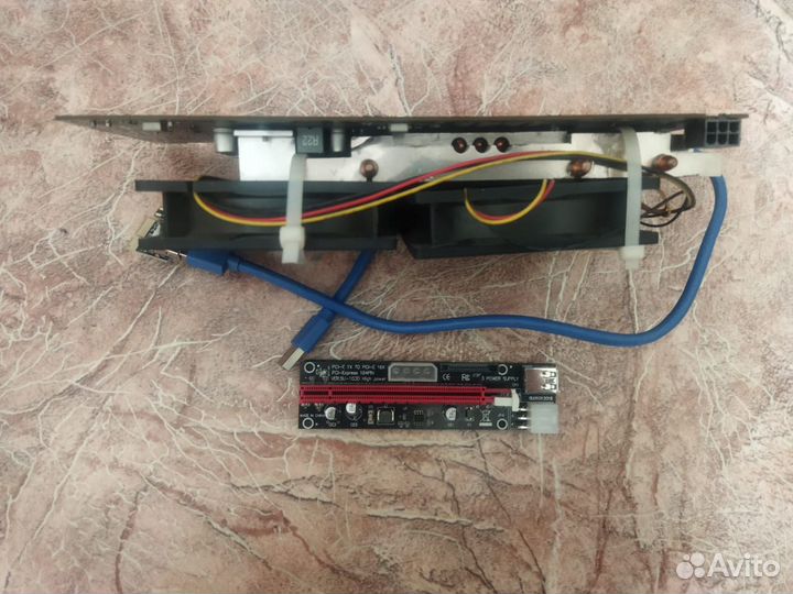 Видеокрта palit 106-100+райзер