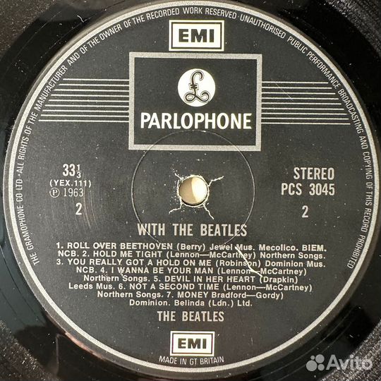 The Beatles – With The Beatles (Англия 1972г.)