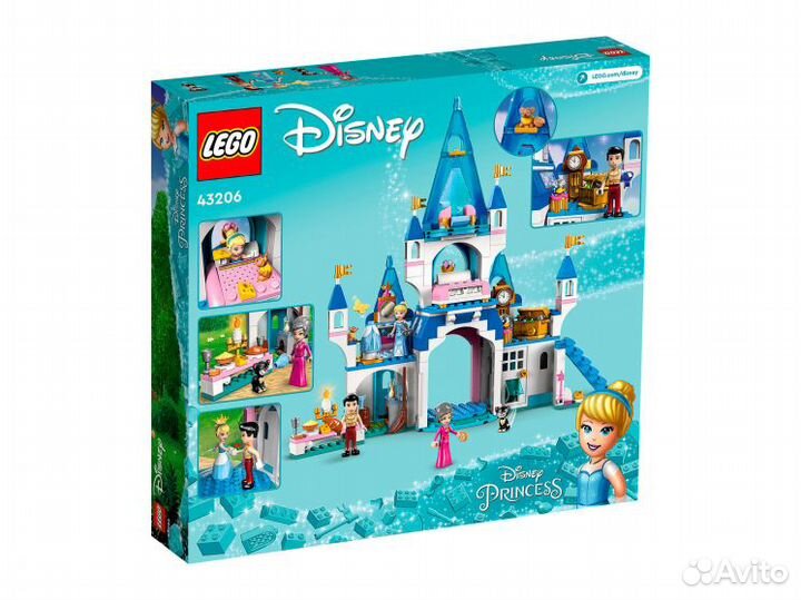 Lego Disney Princess 43206 Замок Золушки и Прекра