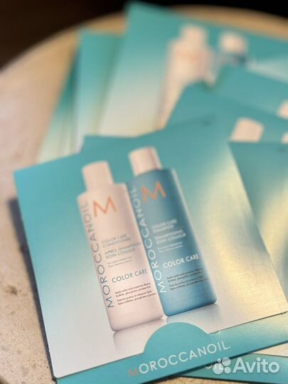 Moroccanoil шампунь, масло миниатюры