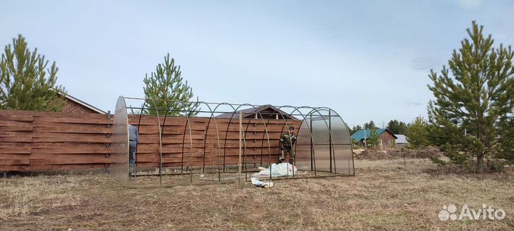 Теплица арочная