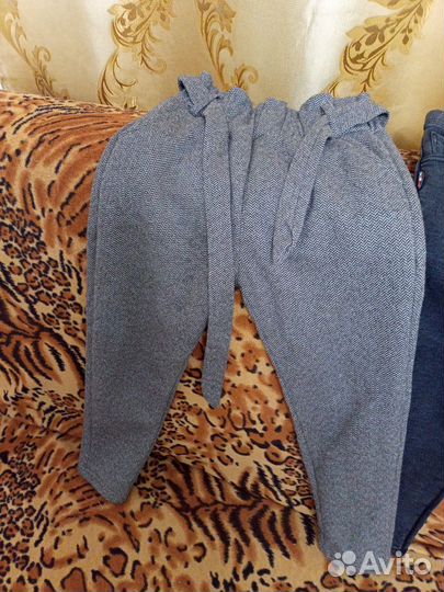 Флисовый брючки и джинсы 116 девочке