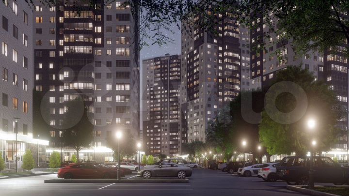 2-к. квартира, 57 м², 16/24 эт.