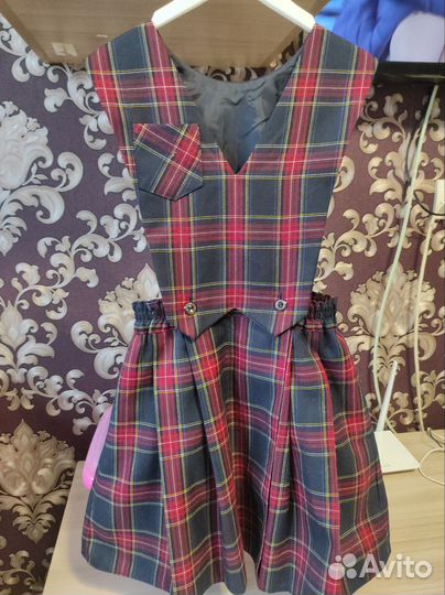 Сарафан школьный 128