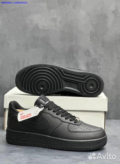 Кроссовки nike air force 1 black (Арт.74094)