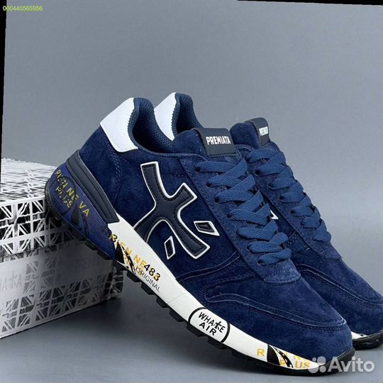 Кроссовки Premiata Blue (Арт.79448)