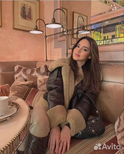 Дубленка в стиле zara