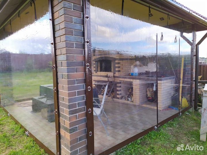 Мягкие окна для беседки, веранды, террасы