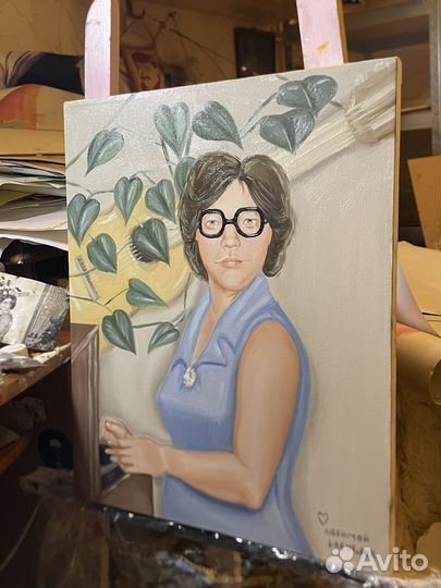 Портрет на заказ по фото маслом