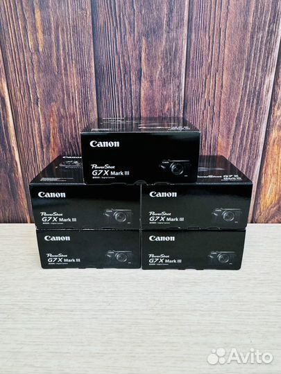 Canon PowerShot g7x mark iii black(новый)