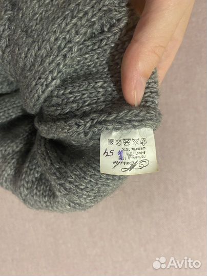 Шапка вязаная шерсть