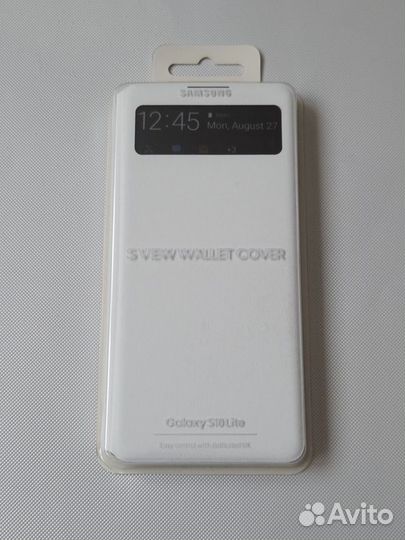 Чехол S View Wallet на Samsung S10 Lite оригинал