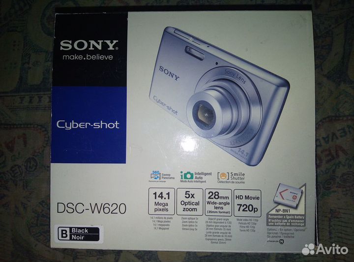 Компактный фотоаппарат, Sony(Япония)