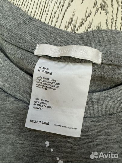 Футболка Helmut Lang Standart Painter Tee Оригинал