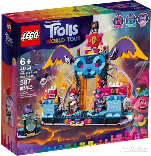 Lego Trolls 41254 Концерт в городе Рок-на-Вулкане