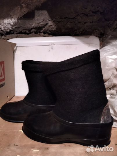 Валенки с галошами