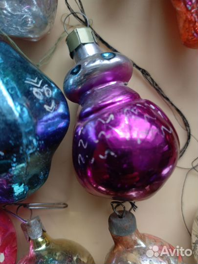 Елочные игрушки СССР пакетом