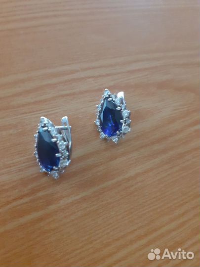 Серьги серебро