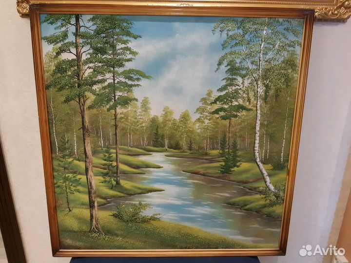 Картина (мрам.крошка) 1метр -1метр