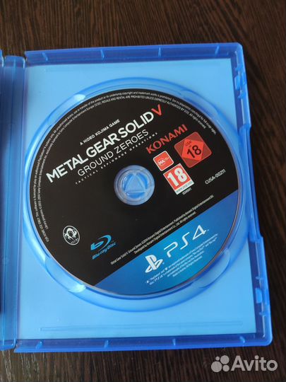 Metal Gear solid 5. Ground Zeroes. Ps4