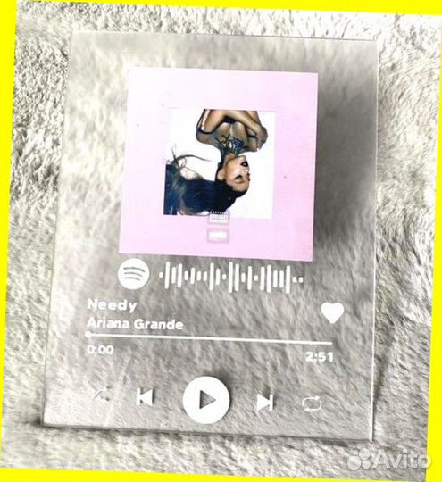 Трек пластинка с музыкой 3мм