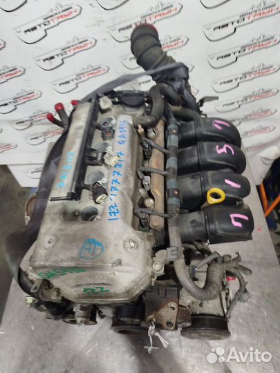 Двигатель toyota pontiac 1ZZ-FE. voltz will VS wish. ZZV50 ZZV50G ZZW30 впуск пластик заслонка механ