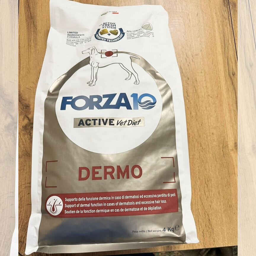 Корм Forza10 Active Dermo для собак