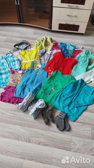 Вещи пакетом на девочку 110-116
