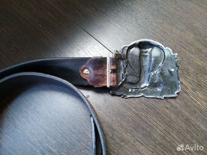 Мужской кожаный ремень