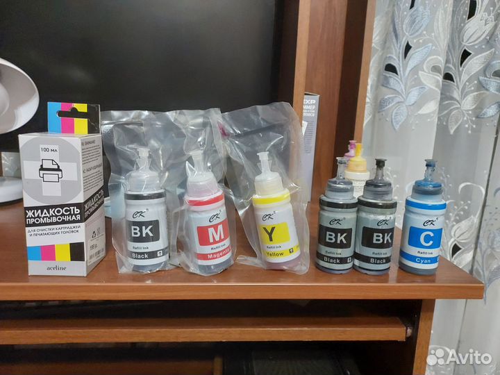Краски для принтера epson