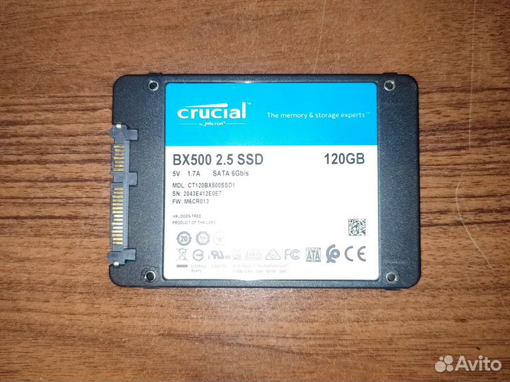 Ssd crucial 120gb