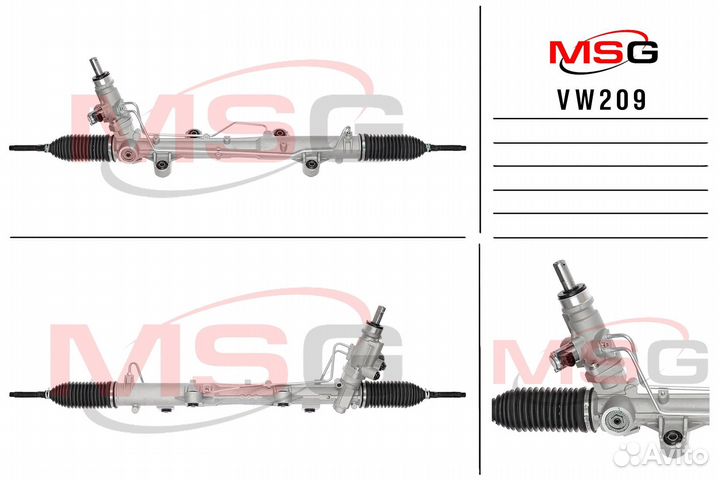 Рулевая рейка c гур новая VW Multivan V 2003, VW