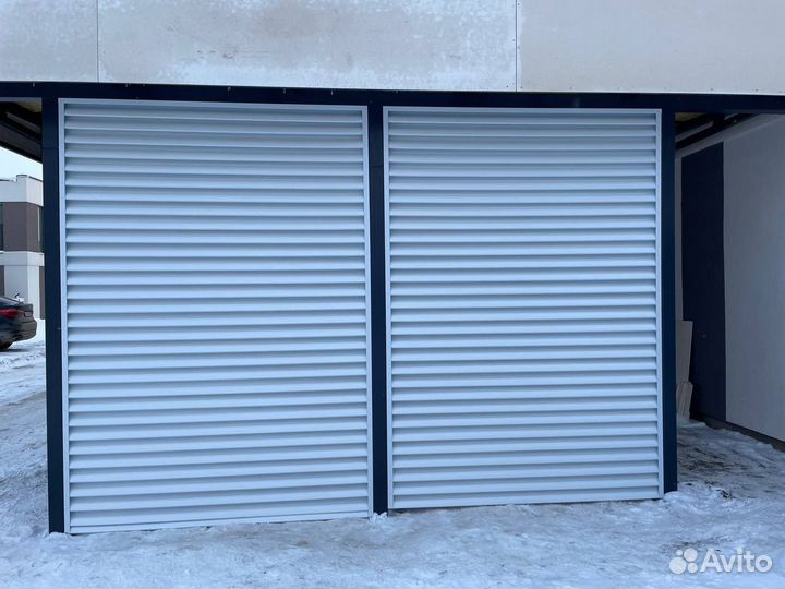 Забор из ламелей жалюзи