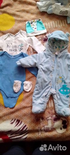 Вещи пакетом на мальчика от 56-62