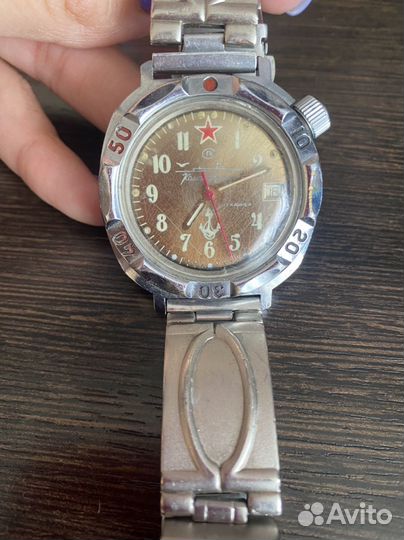 Часы. Командирские. Водонепроницаемые. СССР