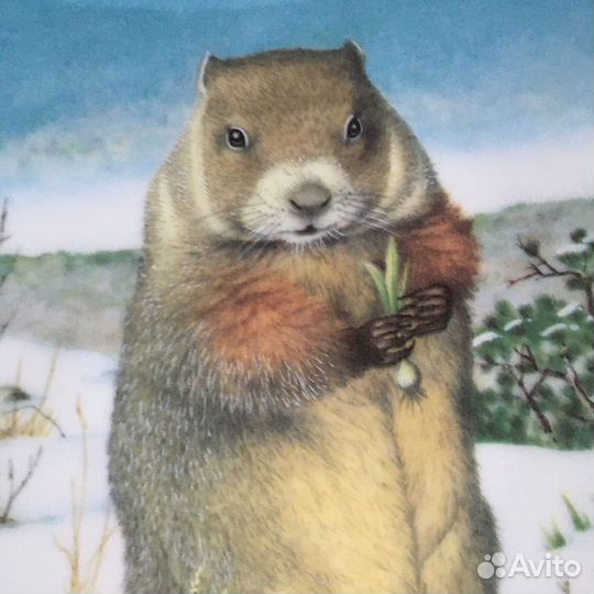 Настенная тарелка Franklin Porcelain, редкая