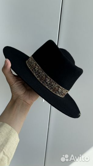 Шляпа фетровая федора lazy