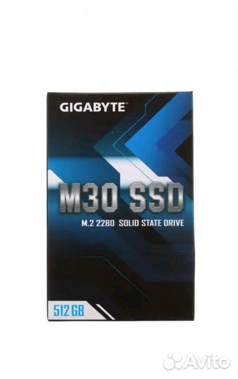 SSD накопитель gigabyte M30 M.2 2280 512 гб